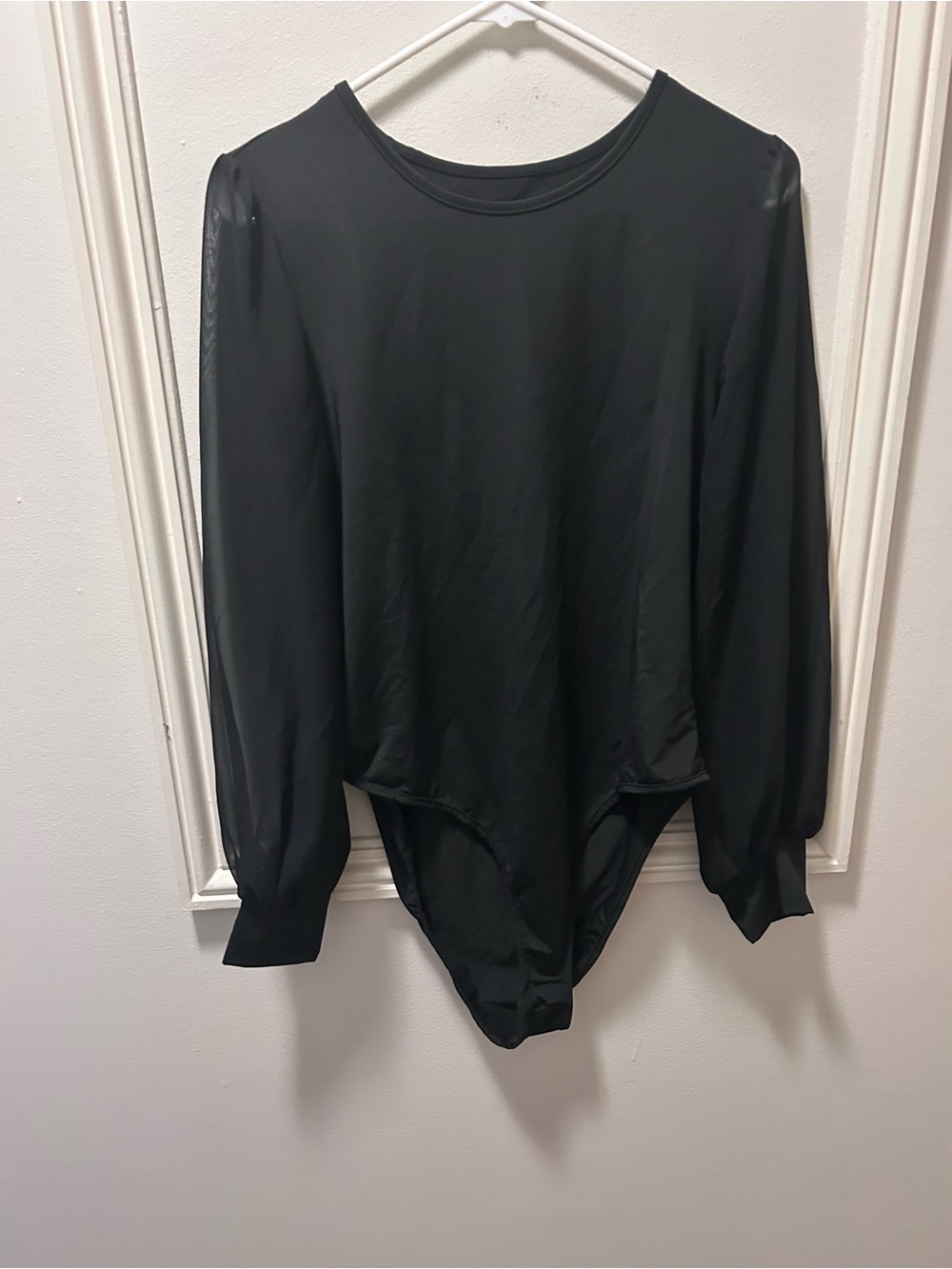 Black Long Sleeve Bodysuit